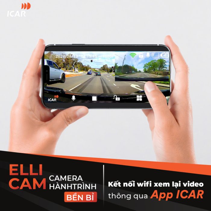 Camera Hành Trình Ellicam A620-Nhỏ Gọn Tinh Tế, Ghi Hình Sắc Nét 2K Đỉnh Cao - Ảnh 3