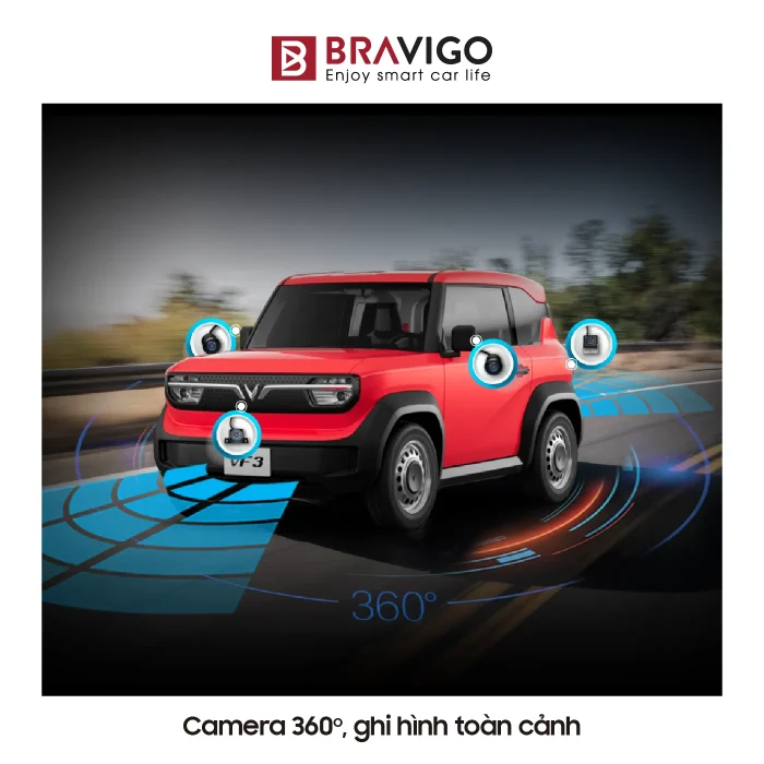 Màn Hình Android Bravigo Duo Max VF3 Chính Hãng Cho VinFast VF3 - Ảnh 3