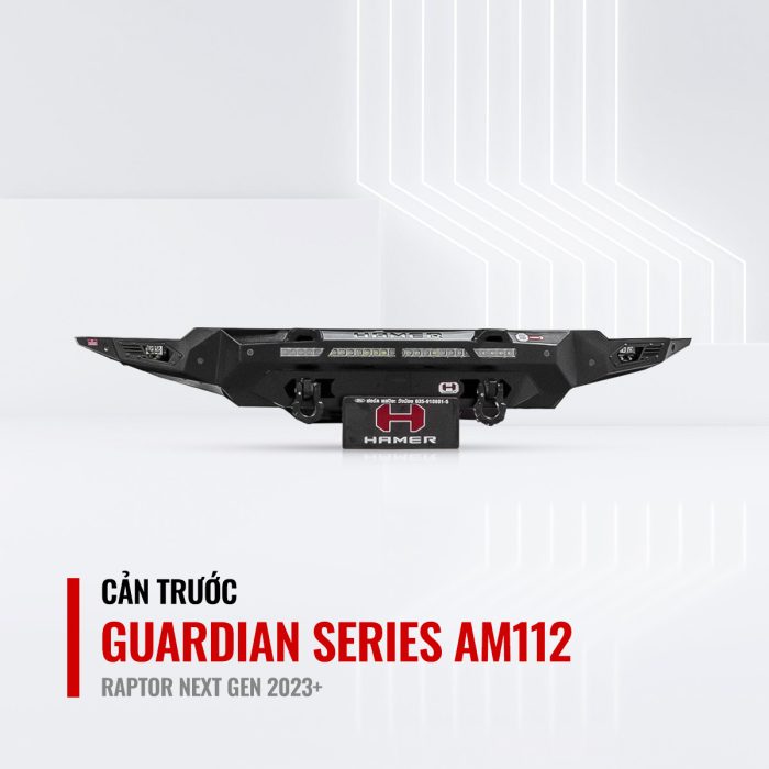 Cản trước Hamer Guardian AM112 cho Ford Ranger Raptor 2022+