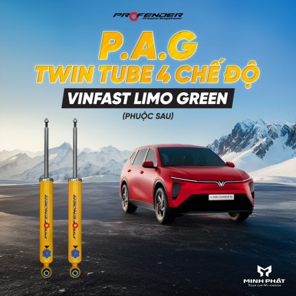 Phuộc Giảm Xóc Profender PAG 4 Chế Độ Cho Vinfast Limo Green