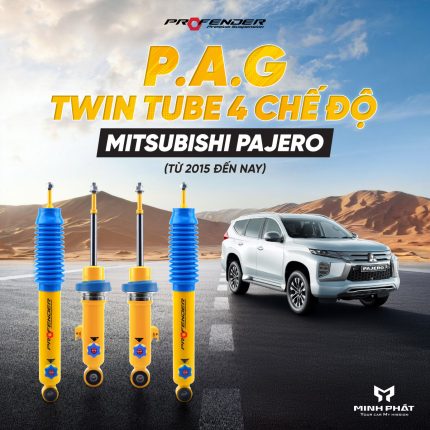Phuộc Giảm Xóc Profender PAG 4 Chế Độ Cho Mitsubishi Pajero