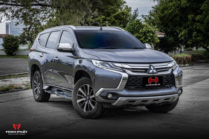 Bệ Bước Hamer Shadow Series SM105 Cho Mitsubishi Pajero 2020+