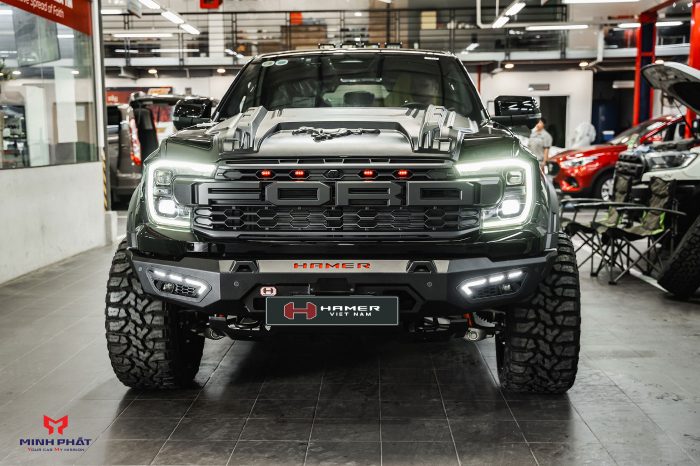 Cản trước Hamer Atlas AM111 cho Ford Ranger Raptor 2022+