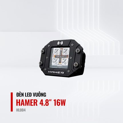Đèn Led Vuông Hamer 4.8″ 16W HL004