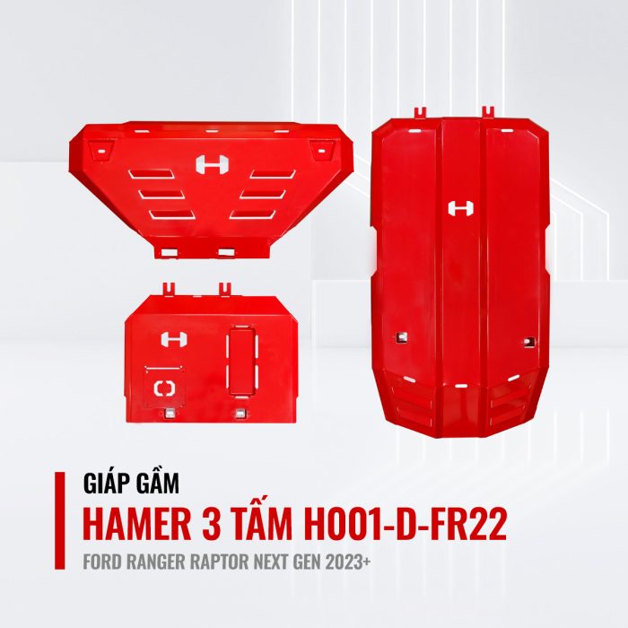 Giáp gầm tấm 3 (tấm cuối) cho Ford Ranger Raptor 2022+