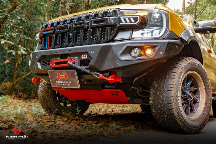Giáp Gầm 3 Tấm Hamer Cho Ford Ranger Next Gen 2023+