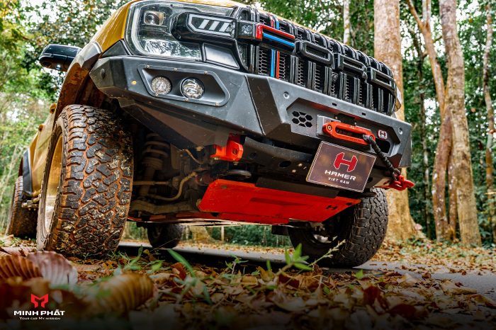 Giáp Gầm 3 Tấm Hamer Cho Ford Ranger Next Gen 2023+