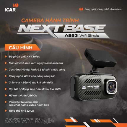 Camera hành trình Nextbase A263 Wifi