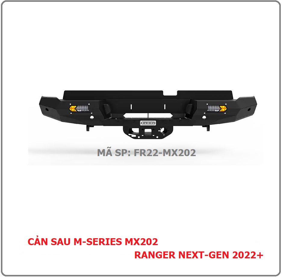 mcb-ford-can-sau-m-series-mx202-36 Cản sau Hamer M-Series MX202 cho Ford Ranger 2022+ - Ảnh 1