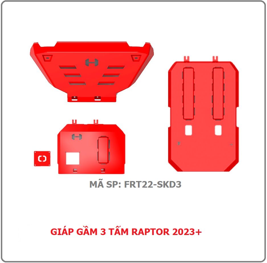 mcb-ford-giap-gam-3-tam-raptor-2022-67 Giáp gầm 3 tấm cho Ford Ranger Raptor 2022+ - Ảnh 1