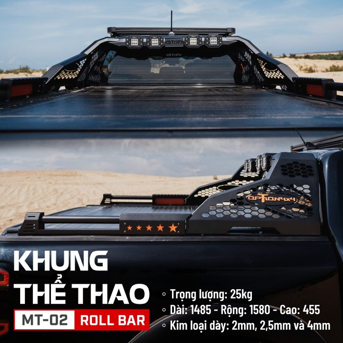 Khung thể thao MT02 cho Ford Ranger / Raptor 2022+ - Ảnh 3