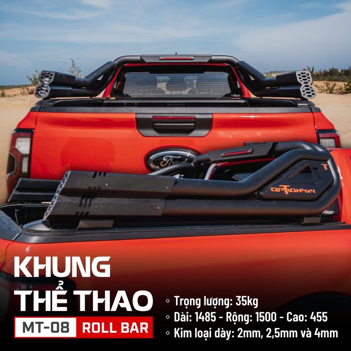 Khung thể thao MT08 cho Ford Ranger / Raptor 2022+ - Ảnh 3