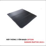 Nắp thùng 3 tấm nhựa cho Ford Ranger Stormtrak