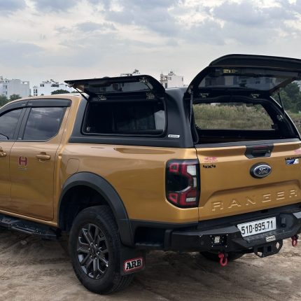 Nắp thùng cao cửa mở 2 bên Carryboy CFRD-SLR cho Ford Ranger XLS/XLT/Raptor