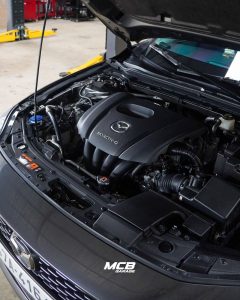 Khoang máy Mazda 3 sau khi vệ sinh và kiểm tra do chuột vào tại MCB Garage