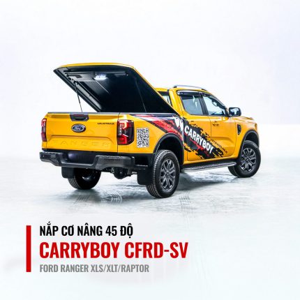 Nắp điện nâng 45 độ Carryboy GRXE-R cho Ford Ranger Wildtrak (Next-Gen)