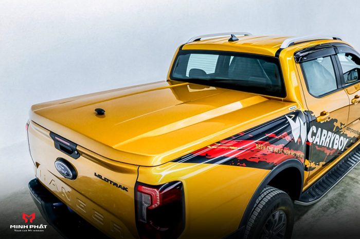 Nắp cơ nâng 45 độ Carryboy CFRD-GRX-R cho Ford Ranger Wildtrak (Next-Gen)
