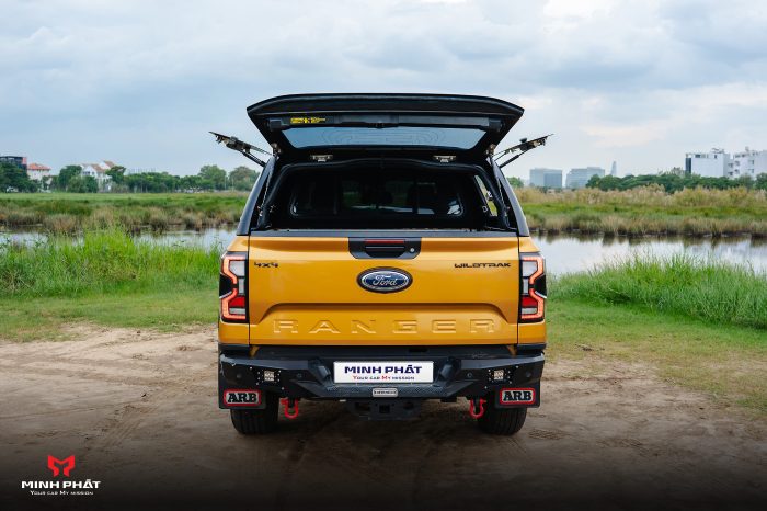 Nắp thùng cao cửa mở 2 bên Carryboy CFRD-SLR cho Ford Ranger XLS/XLT/Raptor