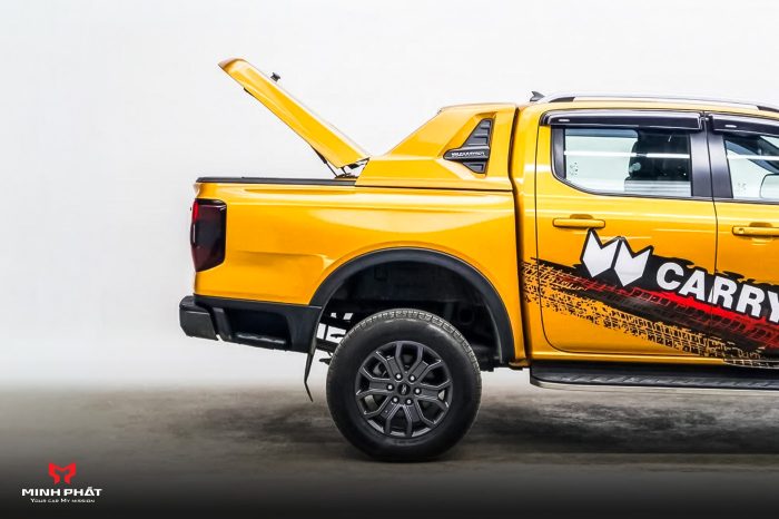 Nắp cuộn điện Carryboy CB-762P-CFRD cho Ford Ranger XLS/XLT/Raptor